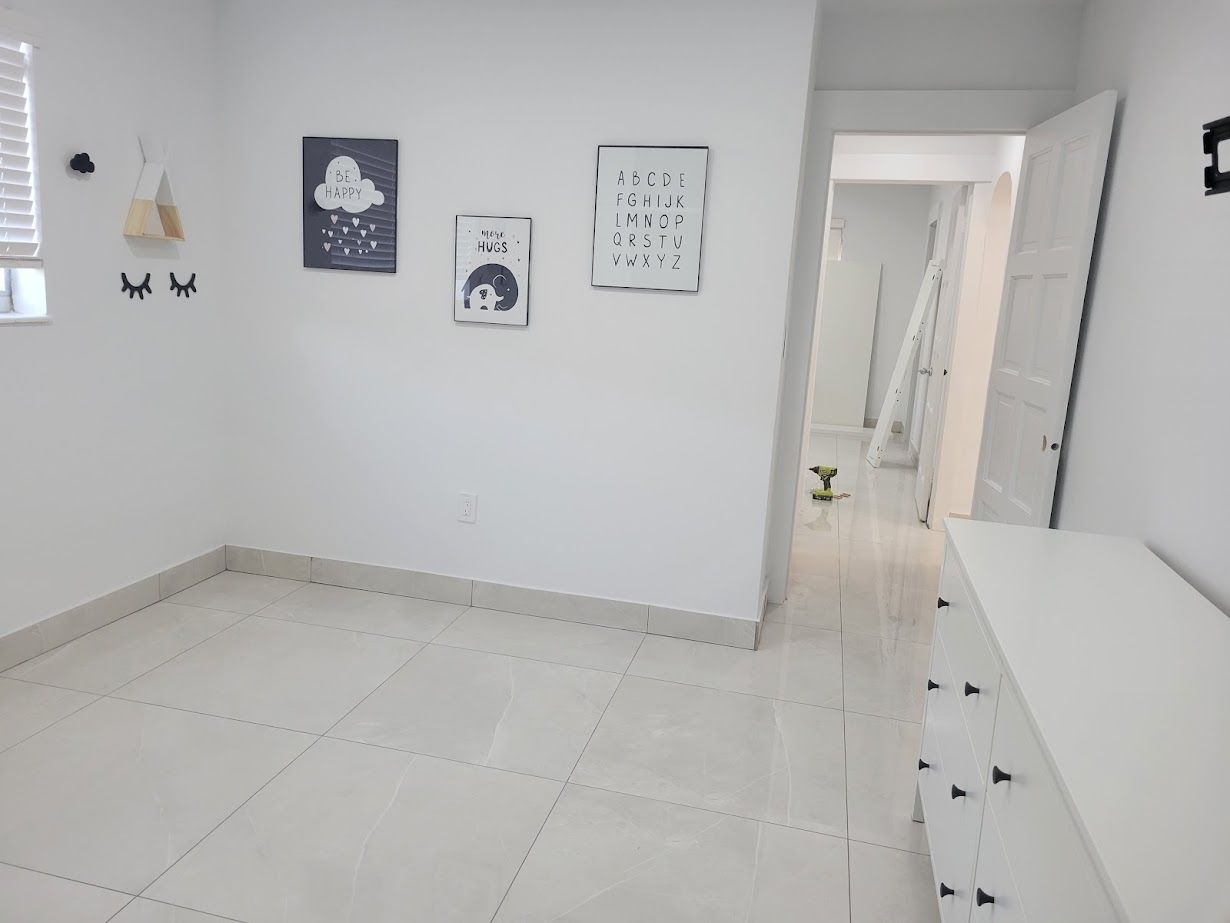 Tile Flooring and Paint